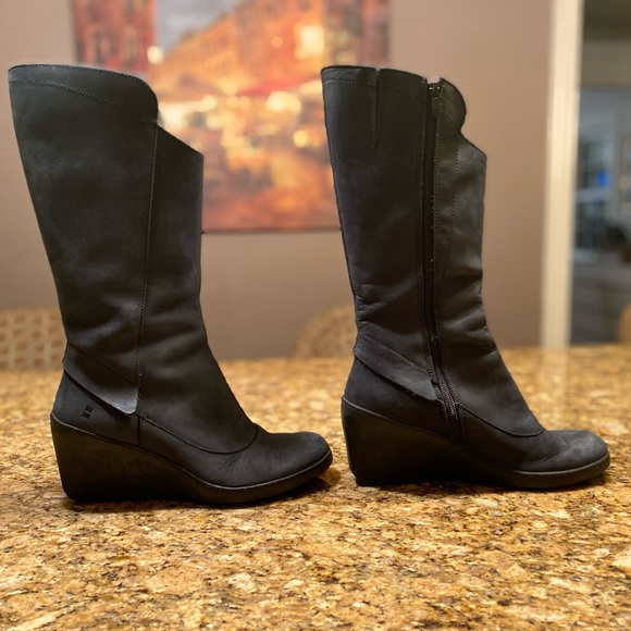 El Naturalista Wedge Boots With Spats and Awesome Lime Green Liners! - Picture 3 of 14
